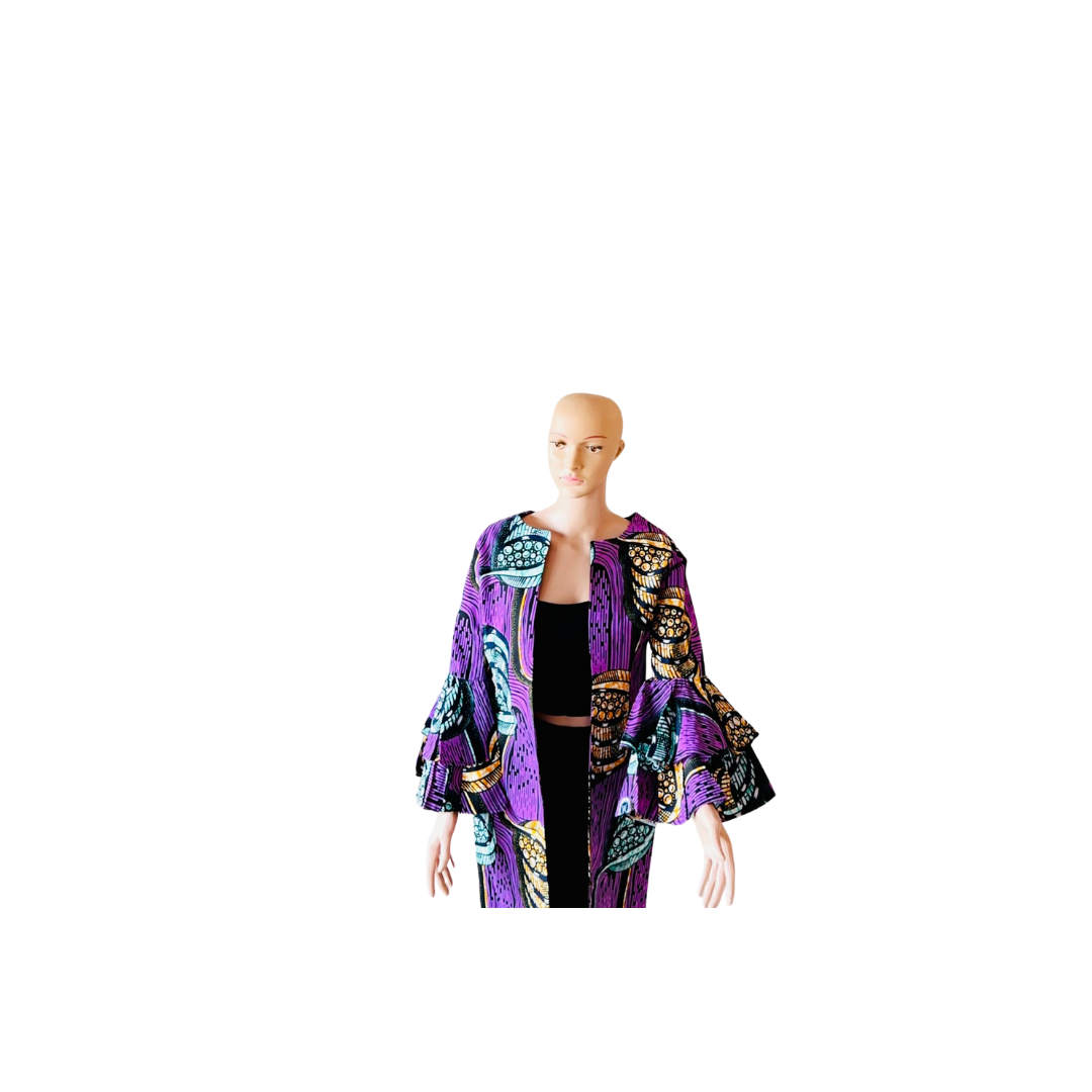 African print women coat