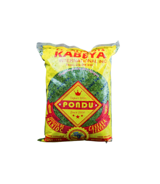 Kabeya pondu/cassava leaves