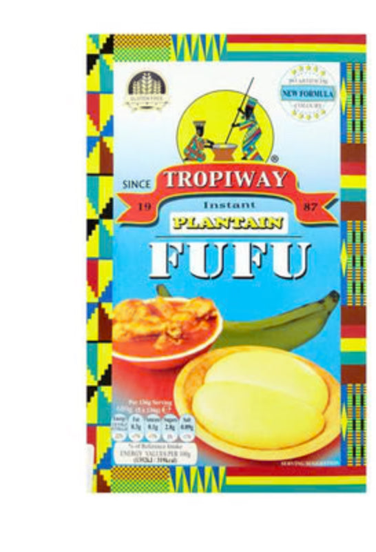 Tropiway plantain fufu 680G