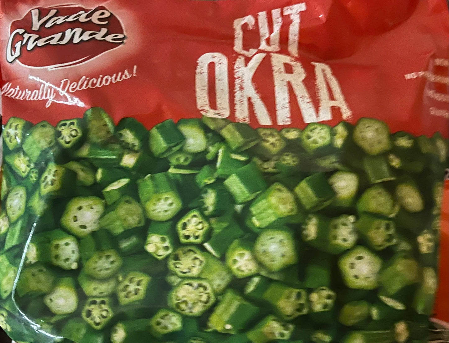 Okra cut