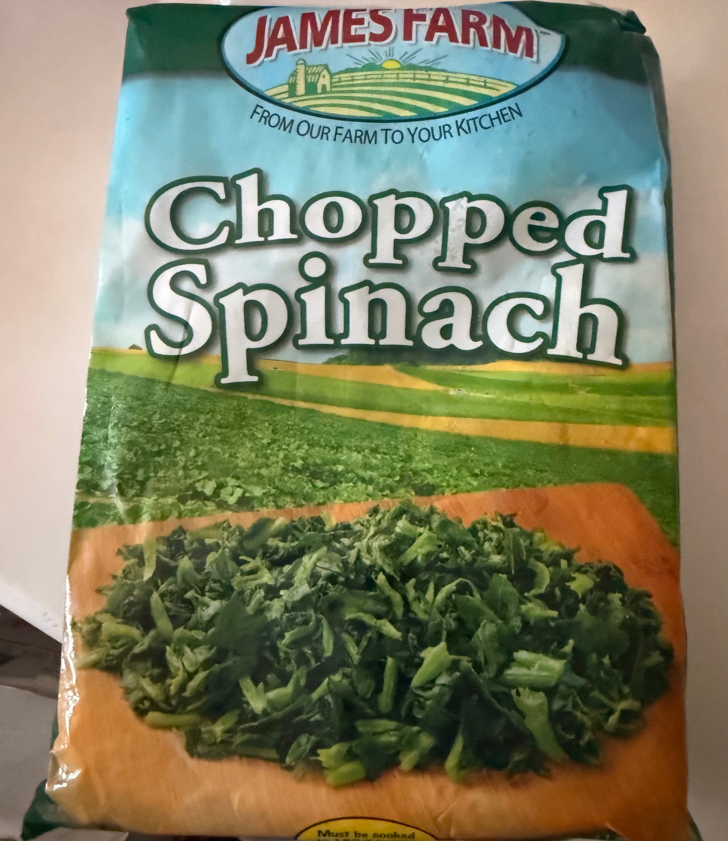 Chopped spinach